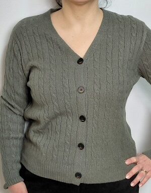 gilet côtelé