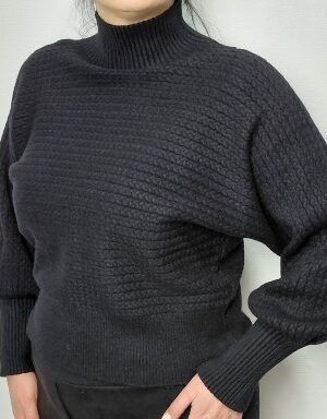 pull col haut