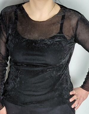 blouse transparentes.