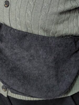 sac banane velours.