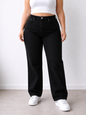 jeans large noir.