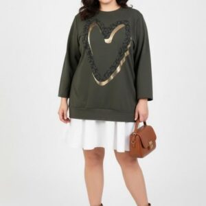 pull tunique coeurs.