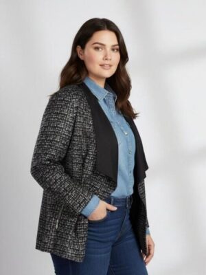 veste imprimée.