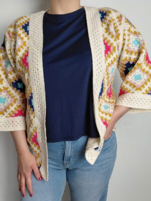gilet crochet .