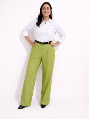 pantalon classique large.
