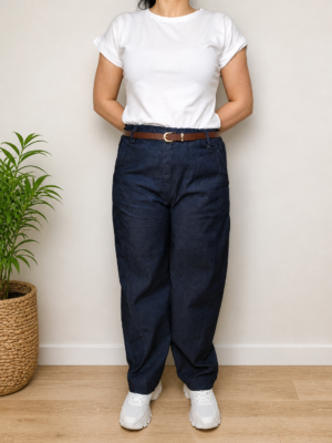 pantalon effet jeans.