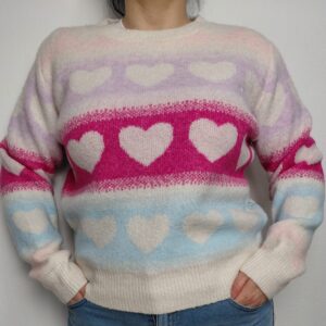 Nouveautés pull coeurs.