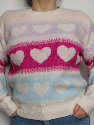 pull coeurs.