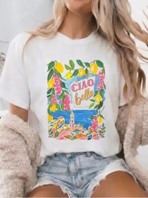 t shirt "ciao bella".