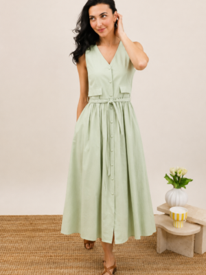 robe sans manches.